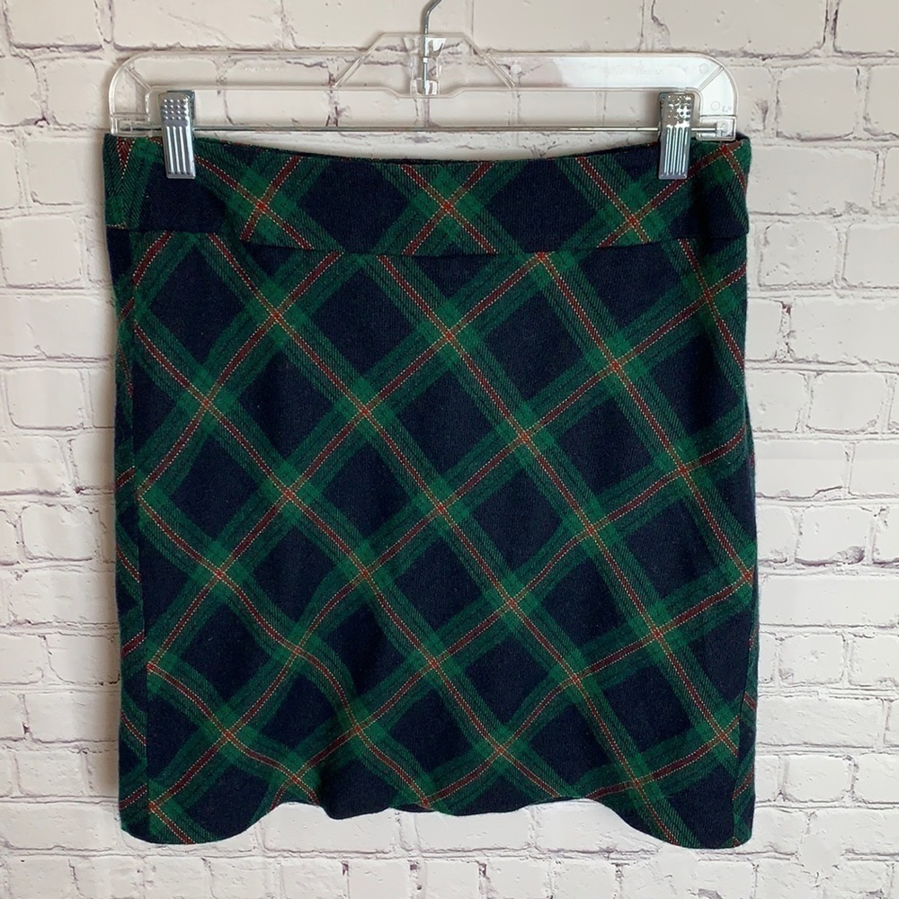 Talbots Holiday Tartan Plaid Skirt